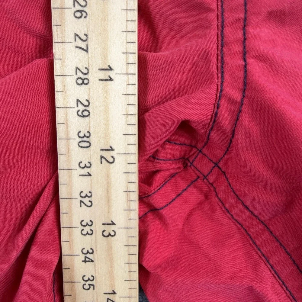 Aeropostale Swim Trunks Mens Large Red Cargo Drawstring Mesh Lined Board Shorts